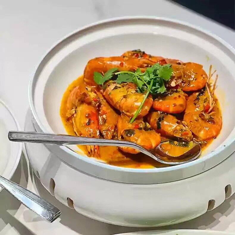 现货批发熊猫盅加热保温陶瓷明炉饭店私房菜创意圆形餐具盘盅