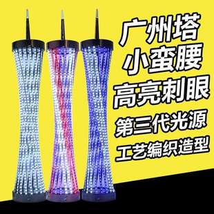 发廊灯美发转灯理发标志灯旋转灯小蛮腰LED户外超亮防水挂墙转灯