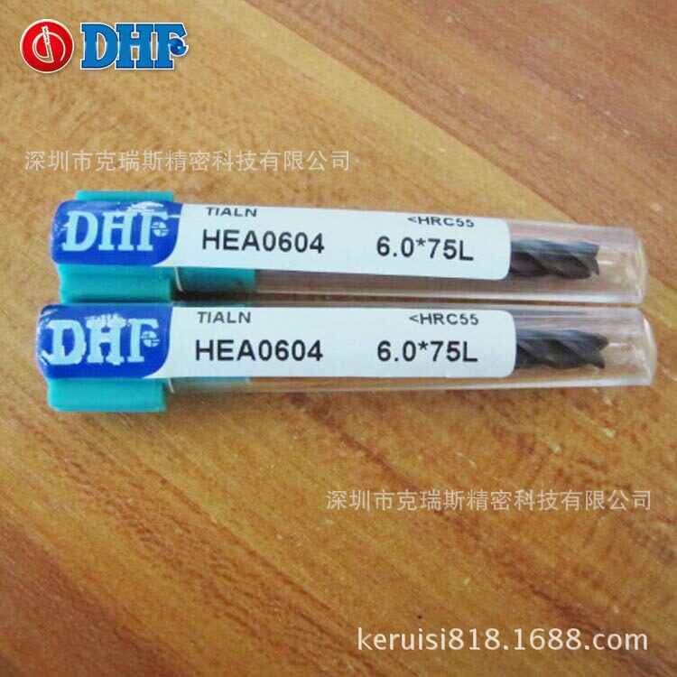 DHF极超微粒长柄钨钢立铣刀HEA0604 6.0*75L 加长4刃涂层平底铣刀