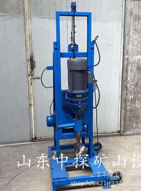 全自动电动伸缩打井机轮式便携钻井设备方便携带可正反转自动卸杆