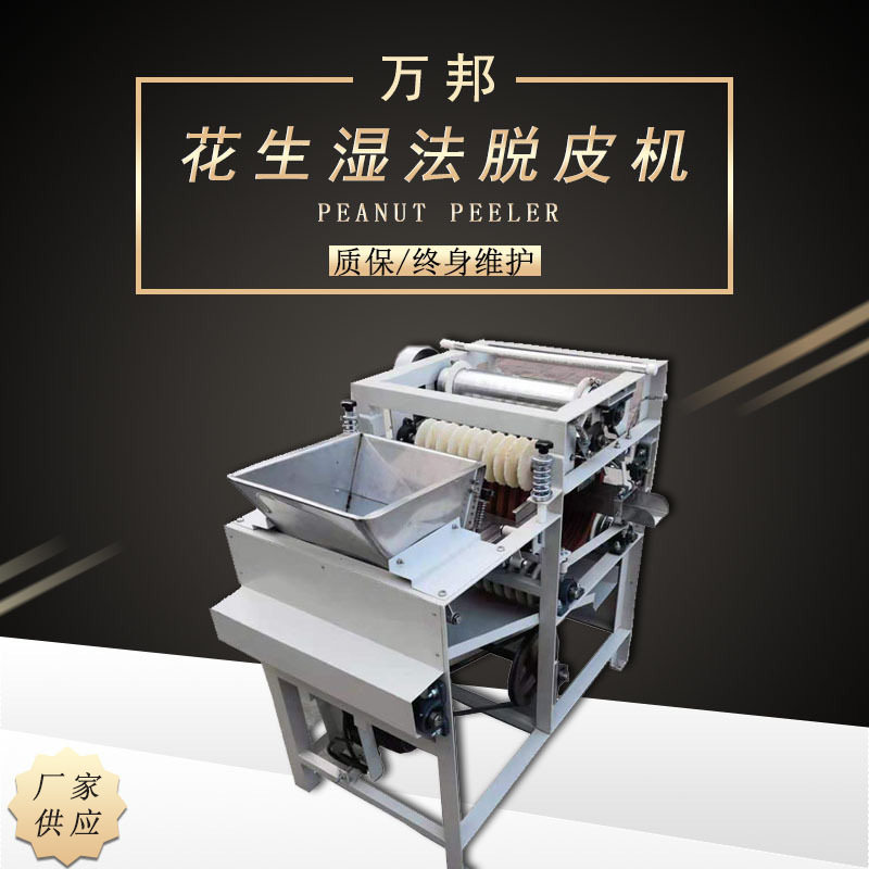 厂家供应生花生米脱皮机花生湿法脱皮机杏仁巴达木黄豆脱皮机