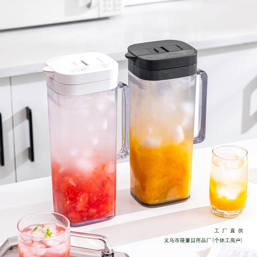 冷水壶耐高温家用密封冰箱果汁冰水大容量凉白开水塑料扎壶