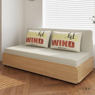 沙发床小户型坐卧两用多功能1.5米简易折叠布艺沙发可变床