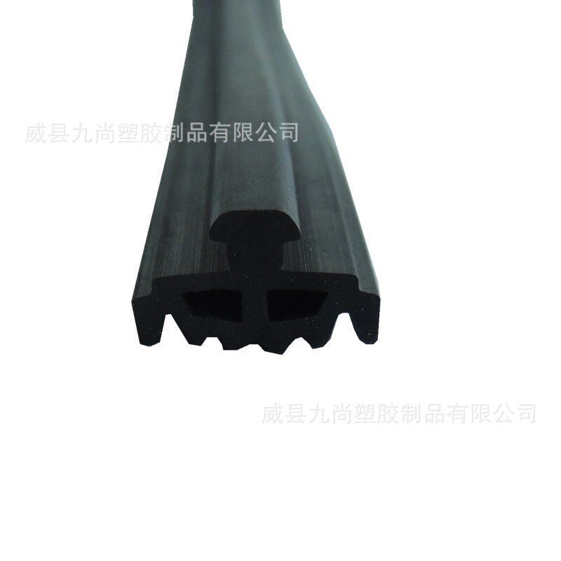 光伏板EPDM薄膜压边压码胶条三元乙丙横向导水槽橡胶垫密封条