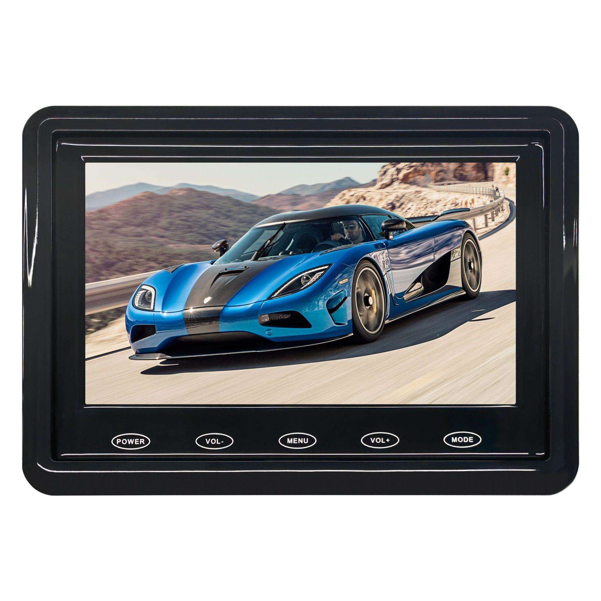 7寸数字屏车载带头枕框AV显示器