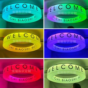 圆环亚克力灯箱led变光环形吊顶店铺装饰广告牌招牌LED悬挂式