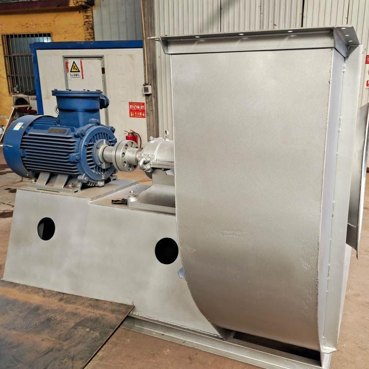 源丰风机直销Y6-41-11.2D45kw除尘工业通风机耐高温不锈钢风机