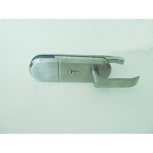 泽秀金玻璃门锁双开门执手锁304不锈钢铜芯错开口锁工厂直销