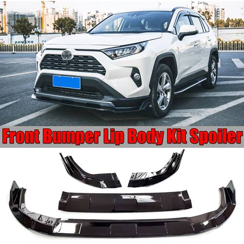 适用于2020款丰田RAV4荣放三段式前铲前唇防撞保护防擦伤改装