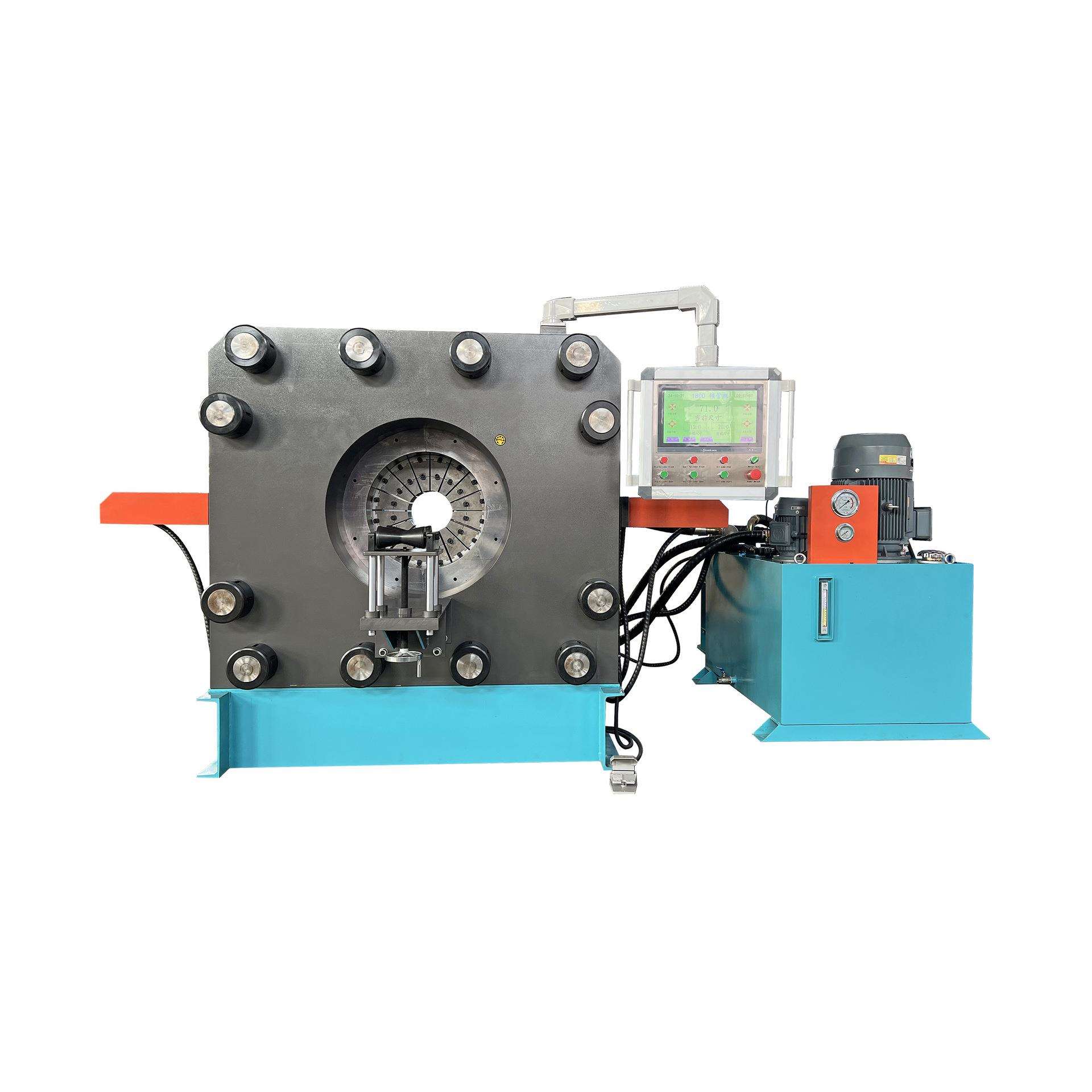 河北鸿源DSG680-D大开口锁管机小型压管机充足价格合理