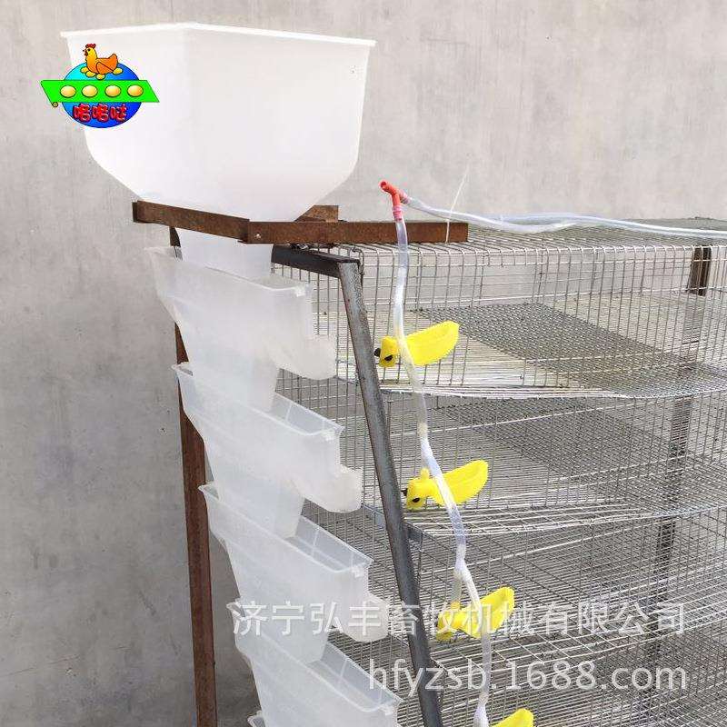 阶梯式成套自动料槽直立式成套自动鹌鹑料槽(销)