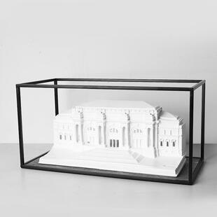 现代欧式建筑模型样板房五角大楼白宫创意客厅玄关书桌电视柜摆件