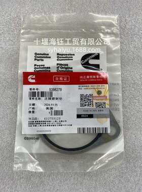 康明斯6CT8.3发动机配件5398279进水管密封垫