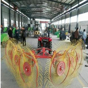 4盘搂草机指盘式牧草秸秆翻晒机悬挂式4盘搂草机欢迎咨询
