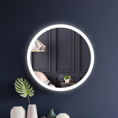 星城智能圆镜带灯智能浴室柜触摸屏LED卫生间化妆镜