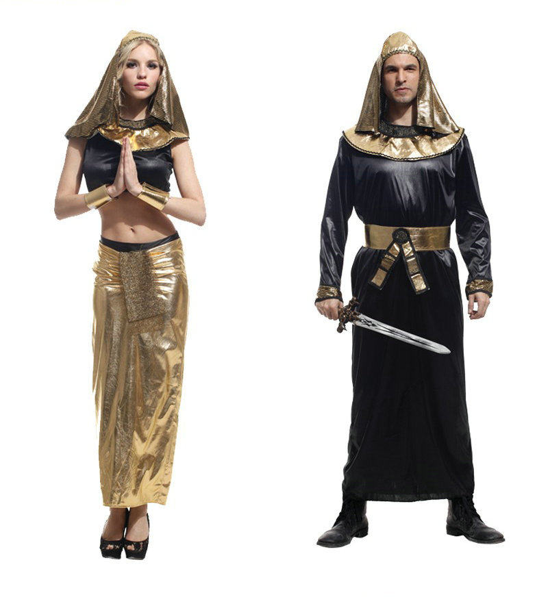 万圣节服装 古代埃及艳后服装 肚皮舞娘 男女埃及服装男女祭司