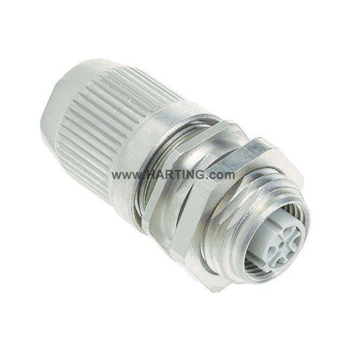 Harting浩亭 21038822425 PFT M12 crimp shielded D-cod.4pol.