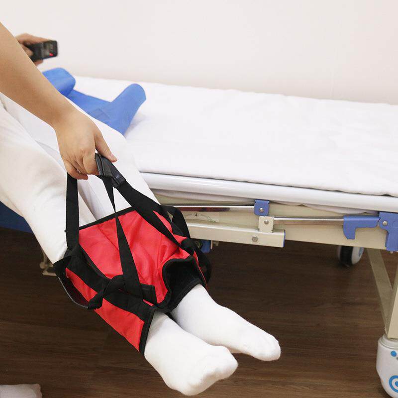 偏瘫护理上床提拉带子双腿抬高垫转移垫子辅助卧床护理腿部绑带