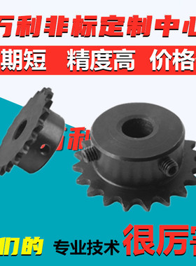 链轮-08B系列 ST8B-10 11 12 13 14 15 16 17 18 19 20非标定做