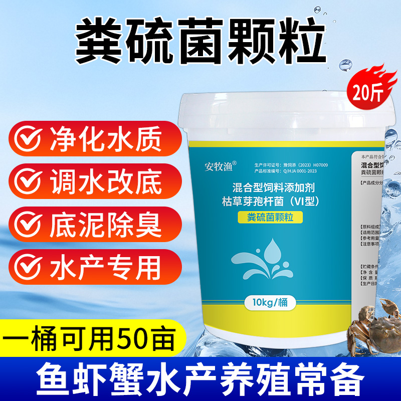 粪硫菌颗粒水产养殖专用分解淤泥