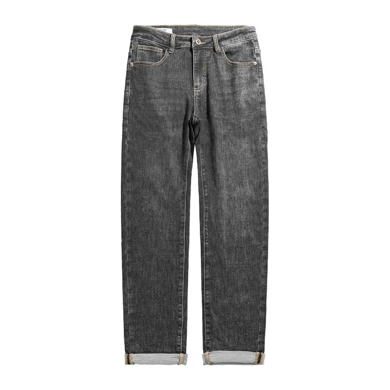 男士黑色休闲弹力舒适牛仔裤