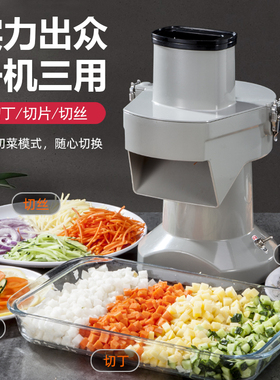 切丁机商用切菜机切萝卜丁神器土豆切丝食堂小型电动切粒块幼儿园