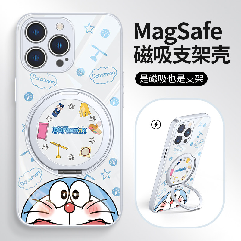 适用苹果17/16promax磁吸支架手机壳华为新款mate70