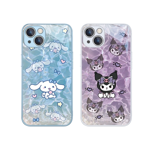 凯蒂猫iphone17/16情侣手机壳15/13pro新款12mini苹果14promax帕恰狗11库洛米xr可爱适用8plus渐变xsmax玻璃
