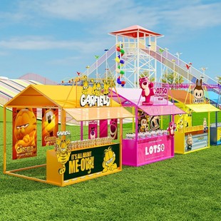 户外活动摆摊架夜市展示架集市移动摊位商场万象城展会美食促销架