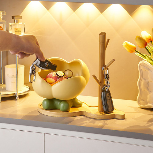 观赠陶瓷钥匙收纳可爱少女心