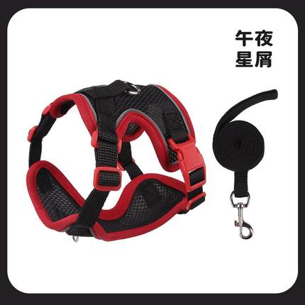 网红猫咪牵引绳背心式外出专用防挣脱遛猫绳自动伸缩背带溜猫链子