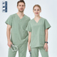 杜蜜岚速干洗手衣女短袖 弹力手术室口腔医生工作服刷手服男长袖