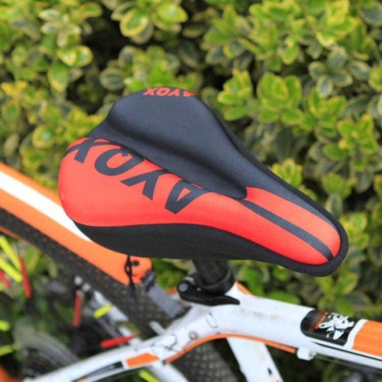 硅胶自行车坐垫套骑行装备加厚海绵鞍座垫单车山地车软座垫套