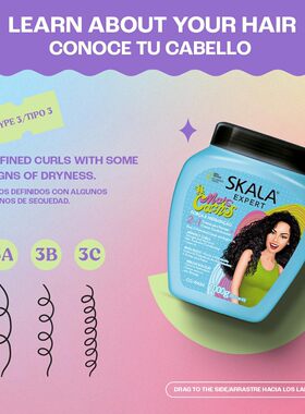 SKALA Mais Cachos 滋润卷发,消除毛躁,适用于卷发