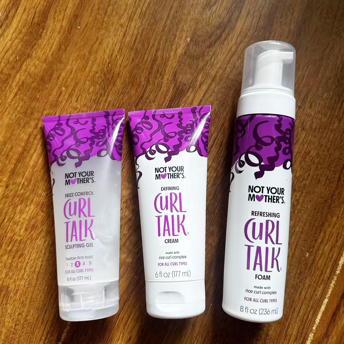 Not Your Mother's Curl Talk Frizz Gel Cream  Curl Foam
