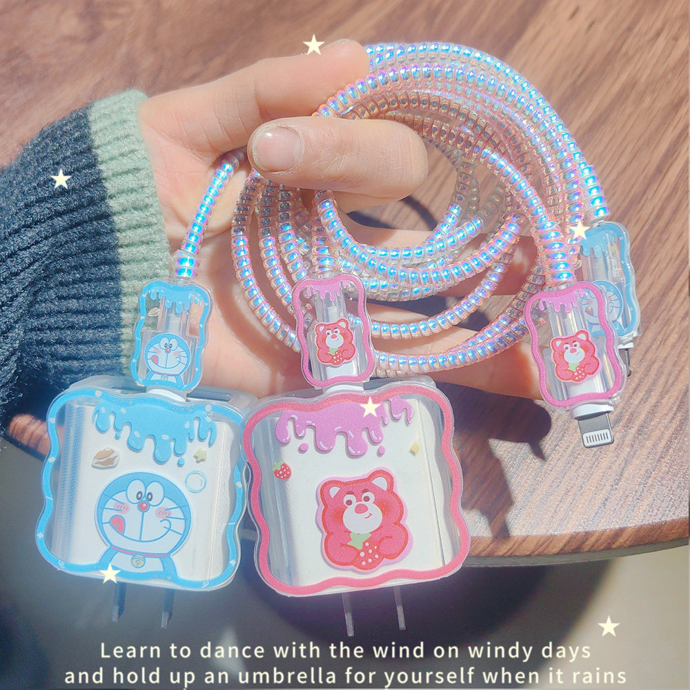 适用于苹果16 15 14 13pro数据线保护套iPhone充电器壳20w防折断