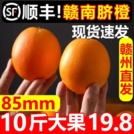 超甜！现摘正宗江西赣南脐橙9斤