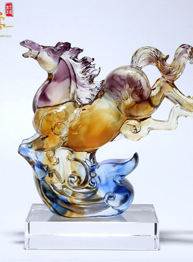 琉璃马到成功生肖马吉祥物办公室