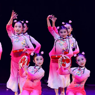 唯舞独尊月愿绣影叠香舞蹈服绣花手鼓道具水色音乐对花枪粤绣粤美