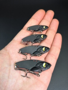 铅包铜片薄背哑光黑大小河vib带钩东江鳊鱼红眼震颤远投鲈鱼翘嘴