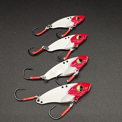 大小河响尾小蛇vib铅包铜加强单钩军鱼钩远投翘嘴鲈鱼鳊鱼红眼