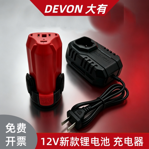 大有12V锂电池原厂新款充电器