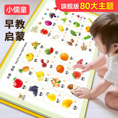 会说话的早教有声书宝宝启蒙玩具