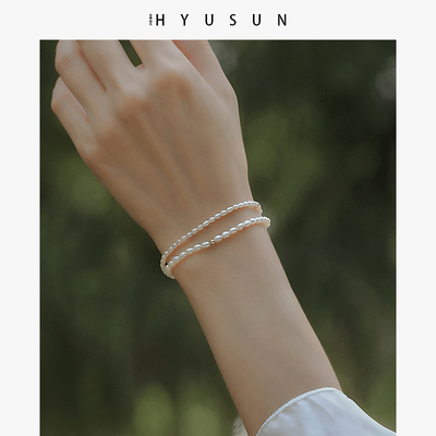超细天然小米粒珍珠高级感手链
