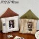 原创创意布艺相框ins小房子3寸照片收纳相框高颜值拍立得相册挂件