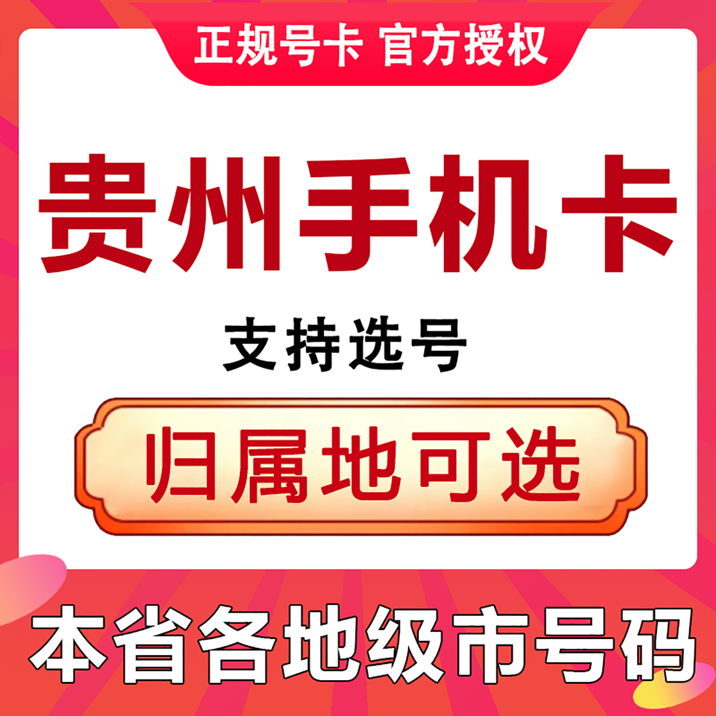 贵州贵阳毕节遵义黔东南安顺六盘水手机电话卡无线流量上网大王卡