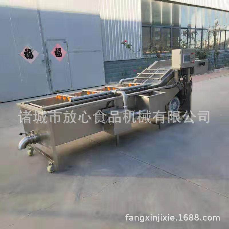 全自动多洗鱼机 功FX-600能鲈鱼青鳞水鱼黄花鱼清洗流线 鲜大虾海