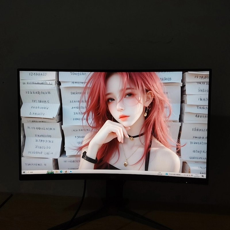 议价-可维修闲置 c27g2z 27寸曲面电竞屏 1K分辨率 24