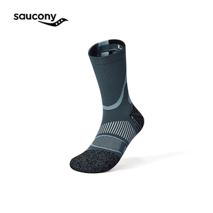 Saucony索康尼运动袜子男女跑步袜中筒袜吸汗透气保护运动中袜