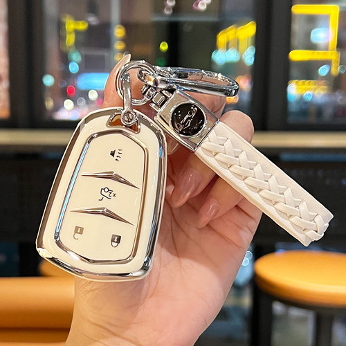 凯迪拉克CT5车钥匙套XT5//XT4/XT6/CT6/XTS/CT4/ATSL专用保护壳扣
